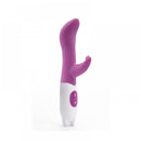 Vibrador Recarregável Ponto G com Estimulador Clitoriano 10 Vibrações - G-SPOT DUAL - Plug Lateral