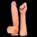 Pênis SUPER Realista com Veias Macio e Firme Camada Dupla 12" - LOVETOY DUAL-LAYERED SILICONE NATURE COCK
