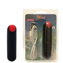 Ultra Power Bullet Cápsula com 10 Níveis de Vibração Recarregável - Preto