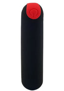 Ultra Power Bullet Cápsula com 10 Níveis de Vibração Recarregável - Preto