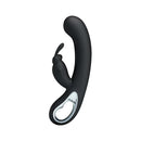 Vibrador com Dupla Estimulação para Ponto G e Clitóris Rabbit Luxo Recarregável em Silicone - PRETTY LOVE Webb