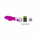 Kit Vibrador para Ponto G e Clitóris SNAPPY e 4 Pilhas AAA