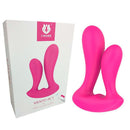 Vibrador Dupla estimulação em Silicone c/ Controle Remoto (Recarregável) - Mento RCT - S-HANDE