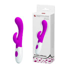 Vibrador Feminino Texturizado c/ 2 motores para dupla estimulação- Plug Lateral - Bruno PRETTY LOVE