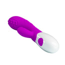 Vibrador Feminino Texturizado c/ 2 motores para dupla estimulação- Plug Lateral - Bruno PRETTY LOVE