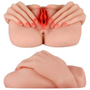 Masturbador com Formato Vagina e Ânus com Mãos em Cyberskin - Passion Lady