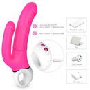 Vibrador para ponto G -2 motores com Dupla estimulação Recarregável em Silicone - Jakiro S-HANDE