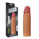Capa Peniana em CyberSkin Realística Extensora - 4,5cm - Ponta Maciça -Love Toy