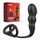 Estimulador Próstata com Anel Escrotal, Aquecedor e Vibrador 10 Velocidades