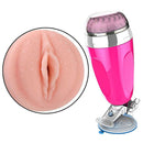 Masturbador Lanterna Masculino em Cyberskin - X5 Cup - em forma de Vagina com a presença de ventosa para uma fixação boa