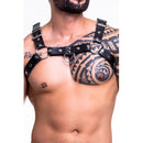 Harness em Couro Sintético Formato H Preto