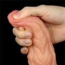 Pênis Macio Firme e Texturizado com Camada Dupla 9.5" - LOVETOY DUAL-LAYERED SILICONE NATURE COCK