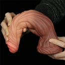 Pênis Macio Firme e Texturizado com Camada Dupla 9.5" - LOVETOY DUAL-LAYERED SILICONE NATURE COCK