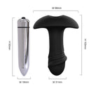 Plug Anal StarArrow com Vibro - Silicone Hiper Macio - Resistente a Água com 10cm - S-Hande