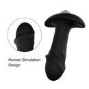 Plug Anal StarArrow com Vibro - Silicone Hiper Macio - Resistente a Água com 10cm - S-Hande