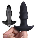 Plug Anal LoveArrow com Vibro - Silicone Hiper Macio - À Prova de Água com 10cm da S-Hande
