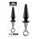 Silicone Butt Plug Cone 22cm - Com alça de Metal
