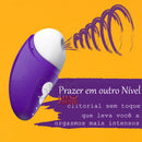 Massageador de Clitóris por ondas de Pressão resistência a água 10 variações/recarregável - ROMP FREE