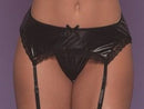 Cinta-liga sexy com calcinha em tule, renda e com cirré – YAFFA