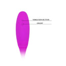 Vibrador Duplo Flexível com 7 Modos de Vibração - PRETTY LOVE SNAKY VIBE