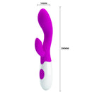 Vibrador Ponto G/Clitoris com 30 Modos de Vibração – PRETTY LOVE BRIGHTY