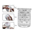 Masturbador em silicone ABS com 10 modos de vibrações