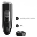 Masturbador em silicone ABS com 10 modos de vibrações