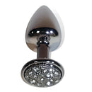 Plug Anal em Strass Onix Joia Anal em Metal - HARD