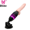 Pênis Realístico Recarregável com Ventosa Removível, 7 Modos de Vibração e 7 Modos de Vai e Vem - DIBE SEX MACHINE