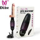 Pênis Realístico Recarregável com Ventosa Removível, 7 Modos de Vibração e 7 Modos de Vai e Vem - DIBE SEX MACHINE