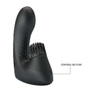 Dedeira com estimulador clitoriano 3 vibrações 3 funções de rotação em Silicone - Pretty Love Magic Drill