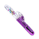VIBRADOR ROTATIVO COM ESTIMULADOR LILÁS
