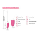 Vini Pink Cápsula Vibratória controlada via App Recarregável - Magic Motion