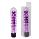Vibrador multivelocidade em Silicone com ponta saliente Texturizada - Rosa
