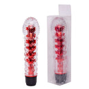 Vibrador multivelocidade em Silicone com ponta saliente Texturizada - Rosa