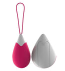 Bullet em Silicone Recarregável Controle s/ fio para Exercícios - Kegel Ben wa - 10 Vibrações - Rosa