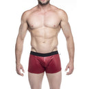 Cueca Boxer vermelha feita em cirré