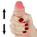 Pênis Realista com Camada Dupla macio e firme 8" - LOVETOY SLIDING-SKIN DUAL LAYER DONG