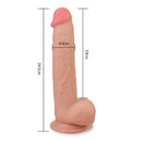 Pênis Realista com Camada Dupla macio e firme 9" - LOVETOY SLIDING-SKIN DUAL LAYER DONG
