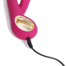 Vibrador Dupla Estimulação Ponto G e Clitóris Rabbit Luxo Recarregável em Silicone - Lealso