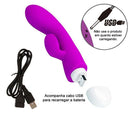 Vibrador com Controle de Temperatura Digital e 12 modos de Vibração