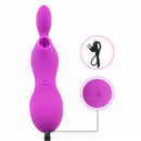 Vibrador Massageador e Sugador Clitóris e mamilos Recarregável