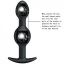 Plug Anal com Duas Esferas com Peso Interno - PRETTY LOVE SPECIAL ANAL STIMULATION