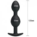 Plug Anal com Duas Esferas com Peso Interno - PRETTY LOVE SPECIAL ANAL STIMULATION