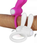 Estimulador Anel com Cerdas Peniano com Vibro - Coelho