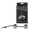 Colar Tailandes cordão em silicone HARD (com 2 esferas) - Cromada