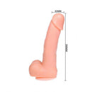 Pênis Giratório com Vibro e Ventosa 15,3 x 3,4 cm