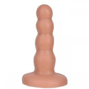 Plug Anal em Jelly medidas 12,5 X 3 cm - Bege
