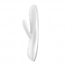Vibrador luxo c/ Plug Lateral E5 - White - OVO LifeStyle RECARREGÁVEL