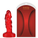 Plug Anal em Jelly medidas 12 X 3 cm - Vermelho